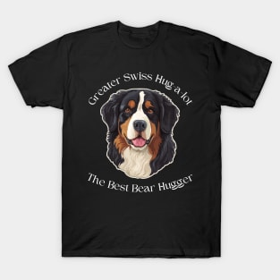 Greater Swiss Hugs A Lot Dog T-Shirt